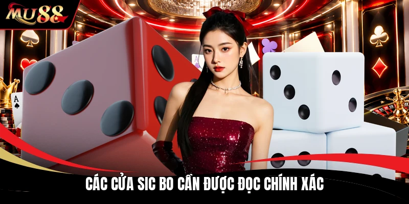 Các cửa Sic Bo cần được đọc chính xác