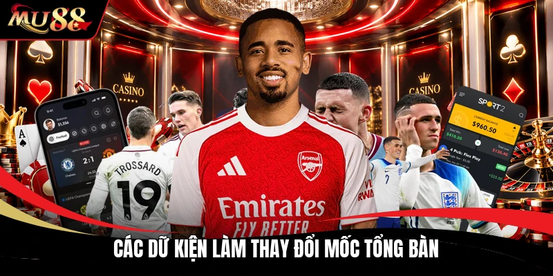 Các dữ kiện làm thay đổi mốc tổng bàn