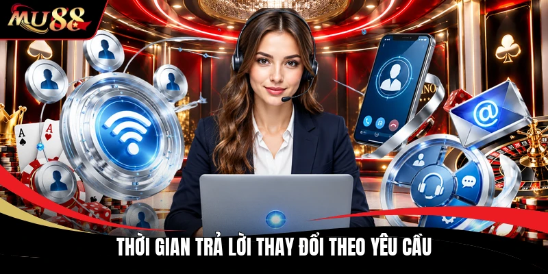 Thời gian trả lời thay đổi theo yêu cầu